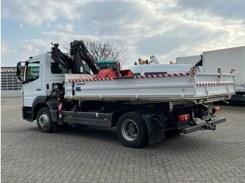 Kipper, Autokran Mercedes-Benz Atego 1224 K 2-Achs Kipper Kran Hiab +Greiferst.: das Bild 3