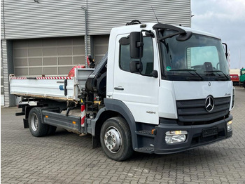 Kipper, Autokran Mercedes-Benz Atego 1224 K 2-Achs Kipper Kran Hiab +Greiferst.: das Bild 2