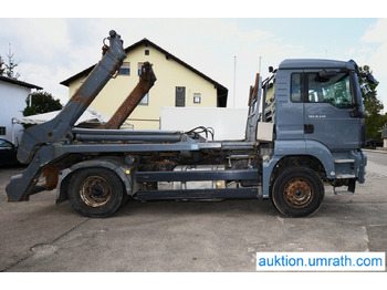 Containerwagen/ Wechselfahrgestell LKW MAN TGS 18.440 / 4 x 2 BL Absetzkipper Teleskopabsetzer EURO 5: das Bild 4