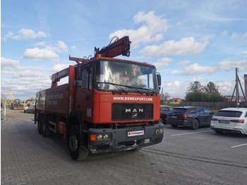 Pritsche LKW, Autokran MAN 25.422 flatbed truck: das Bild 3