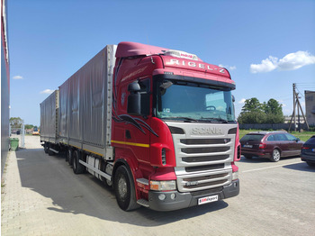 Plane LKW Scania R420 curtainsider truck + curtain side trailer: das Bild 2