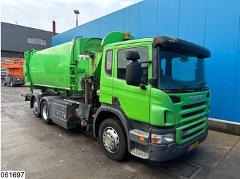 Müllwagen Scania P 310 CNG 6X2, CNG, EURO 5. Haller 22m3: das Bild 3