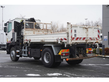 Pritsche LKW, Autokran RENAULT C380 / Hds HIAB 077 B-1 HIDUO / Double-sided dump truck: das Bild 5