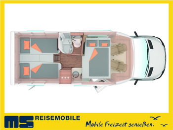 NEU: Teilintegriertes Wohnmobil Weinsberg CARACOMPACT SUITE 640 MEG PEPPER / - MODELL 2025: das Bild 3