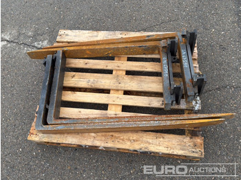 Baugeräte Pallet Forks 1200mm (4 of): das Bild 5