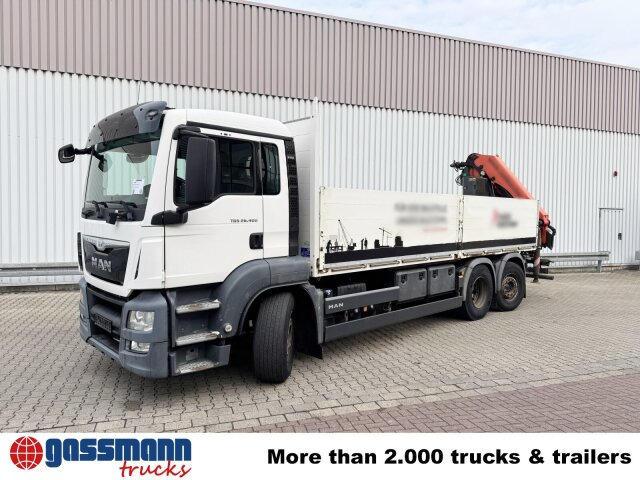 Pritsche LKW, Autokran MAN TGS 26.400 6x2-4 LL, Navi, Lenk-/Liftachse,: das Bild 8