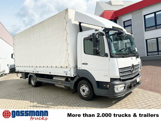 Pritsche LKW Mercedes-Benz Atego 818 L 4x2 mit Sörensen LBW: das Bild 9