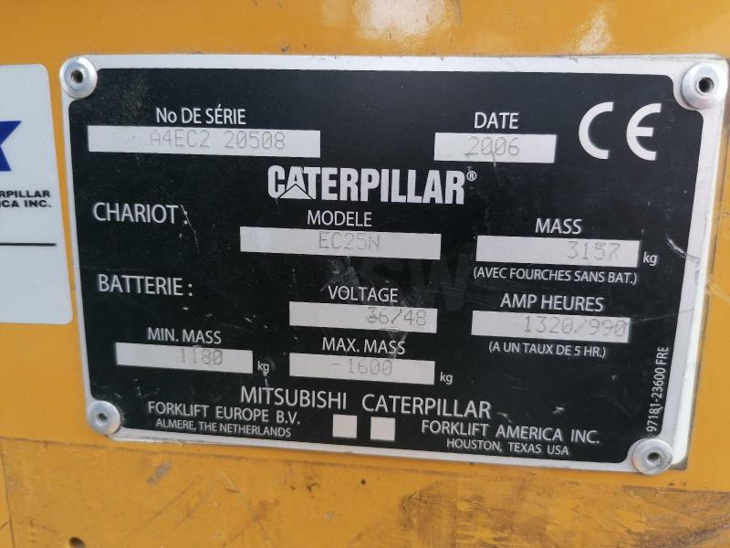 Elektrostapler Caterpillar EC25N: das Bild 16