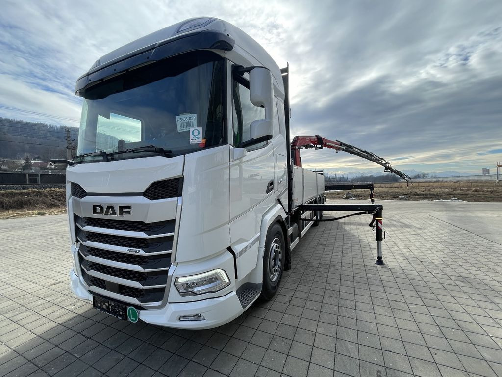 NEU: Pritsche LKW, Autokran DAF XF 480 FAN Kranwagen: das Bild 7