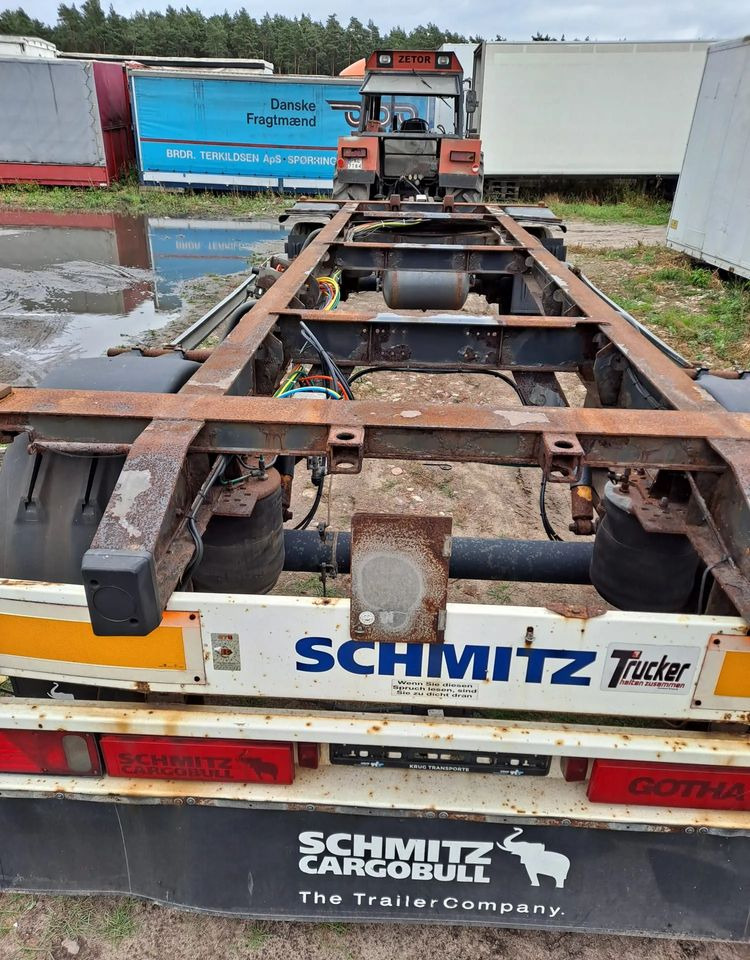 Container/ Wechselfahrgestell Anhänger Schmitz Cargobull Przyczepa Schmitz BDF: das Bild 9