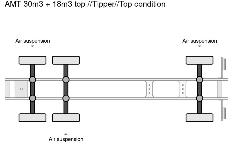 AMT 30m3 + 18m3 top //Tipper//Top condition - Leasing AMT 30m3 + 18m3 top //Tipper//Top condition: das Bild 16