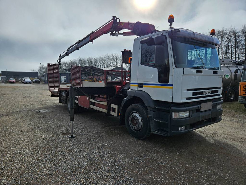 Autotransporter LKW Iveco Eurotech 6x2 // Machinetransport // HMF 1483 K3: das Bild 10