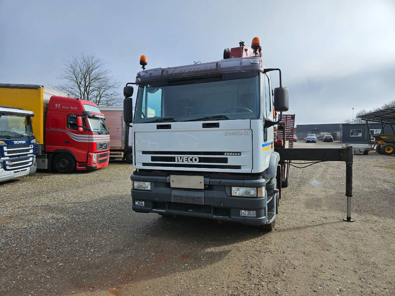 Autotransporter LKW Iveco Eurotech 6x2 // Machinetransport // HMF 1483 K3: das Bild 11