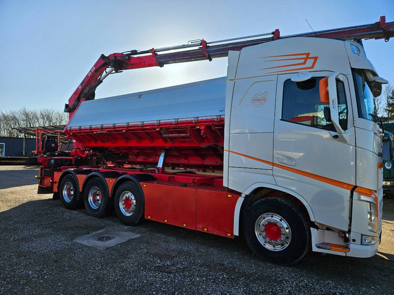 Autokran Volvo FH540 8x4 // Tipper // Hiab 288 EP-5 HIPRO//: das Bild 7