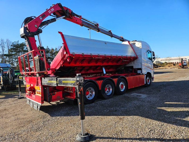 Autokran Volvo FH540 8x4 // Tipper // Hiab 288 EP-5 HIPRO//: das Bild 6