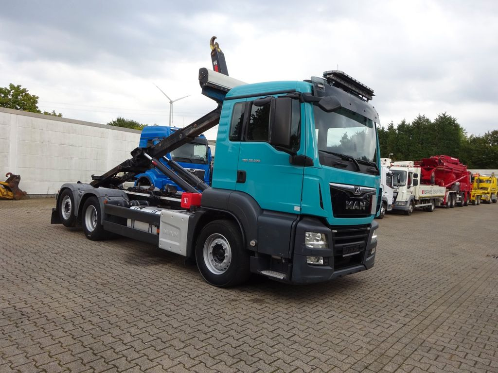 Abrollkipper MAN 26.500 TGS Multilift Abroller + Abdeckplane 6x2: das Bild 13