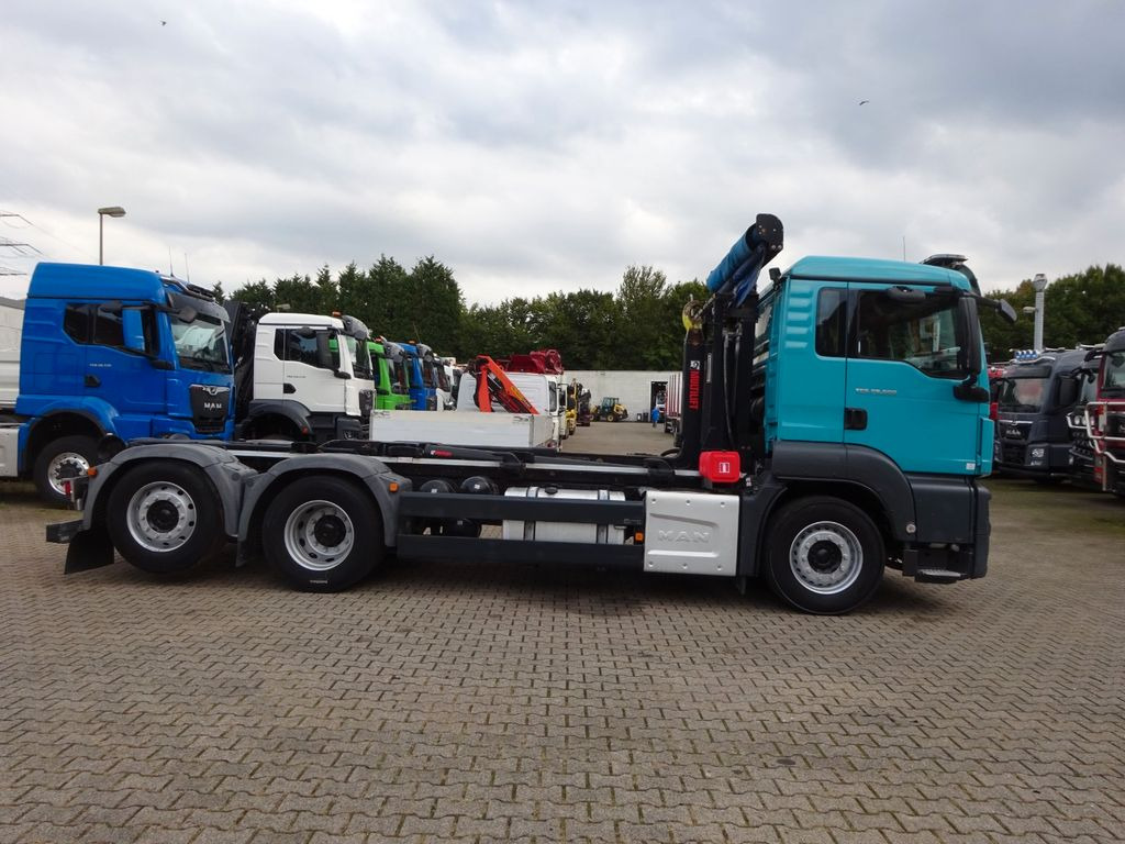 Abrollkipper MAN 26.500 TGS Multilift Abroller + Abdeckplane 6x2: das Bild 12