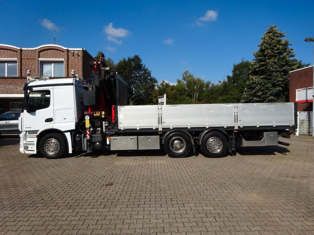 Autokran, Pritsche LKW Mercedes-Benz 2543 Actros Pritsche + Fassi F295 Kran 6x2: das Bild 16