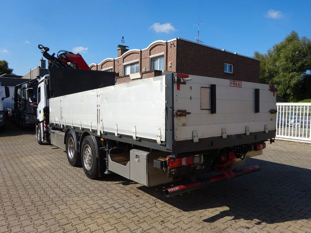 Autokran, Pritsche LKW Mercedes-Benz 2543 Actros Pritsche + Fassi F295 Kran 6x2: das Bild 17