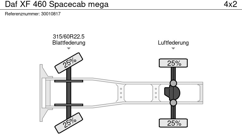 Sattelzugmaschine DAF XF 460 Spacecab mega: das Bild 14