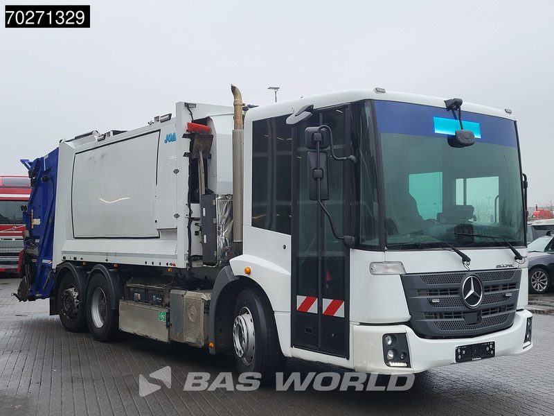 Müllwagen Mercedes-Benz Econic 2630 6X2 17m3 Joab Anaconda twin Lenkachse CNG Euro 6: das Bild 13