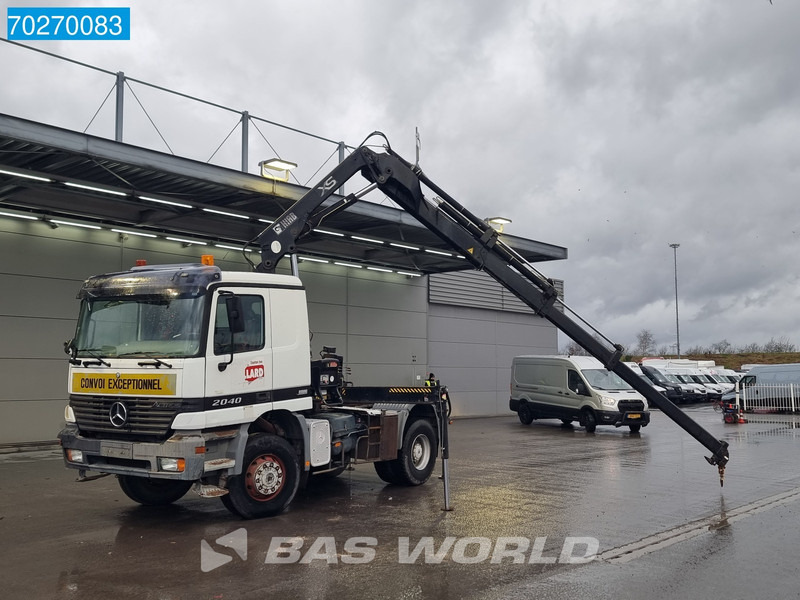 Sattelzugmaschine Mercedes-Benz Actros 2040 Actros 4X4 Manual 4x4 Big-Axle Full-Steel Hiab 1660-5 Kran 4x Stabilizers: das Bild 6