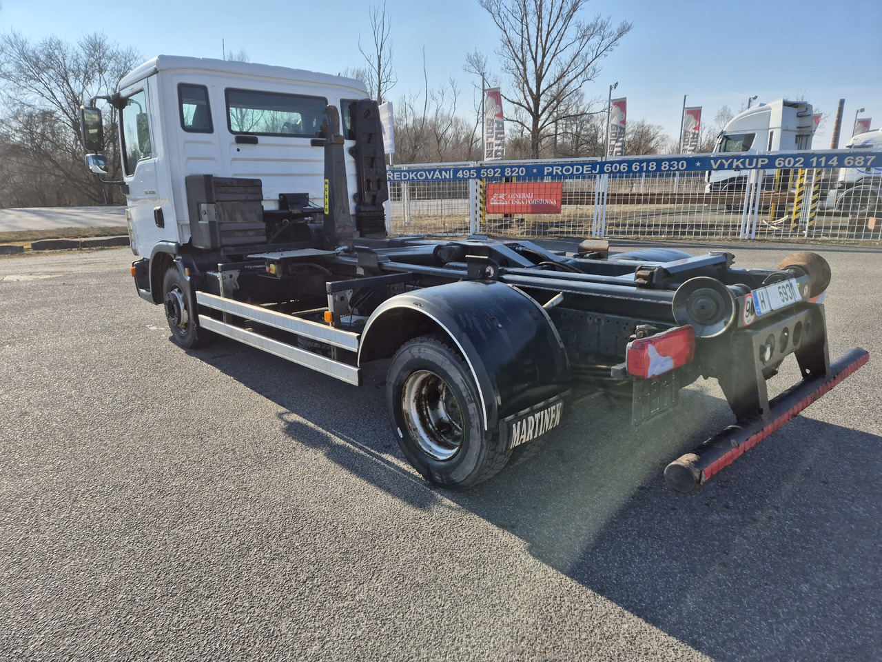 Abrollkipper Für die Beförderung von Container MAN TGL 12.180: das Bild 6