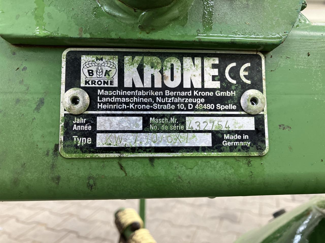 Heuwender/ Wenderechen Krone KW 7.70/6x7: das Bild 8