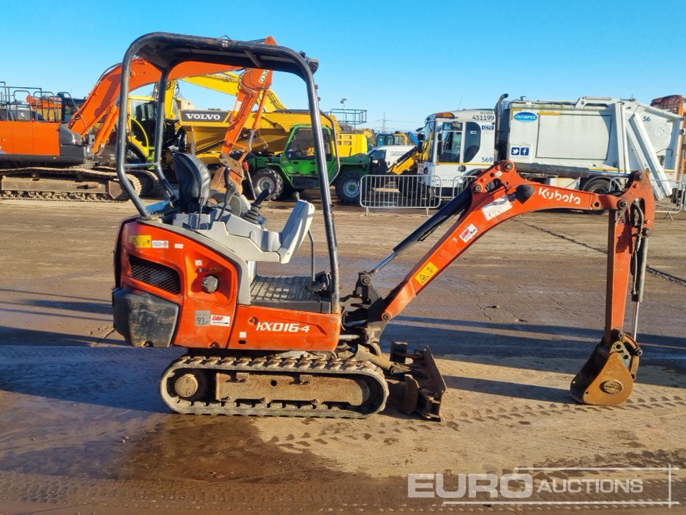 Minibagger 2016 Kubota KX016-4: das Bild 6