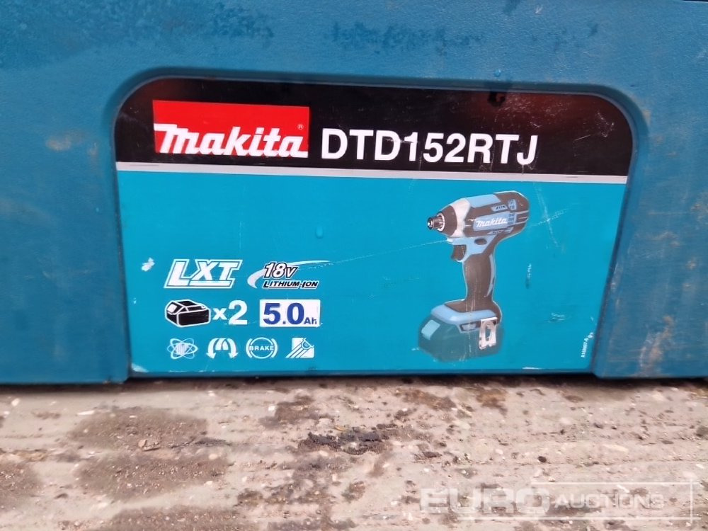 Baugeräte Makita 110Volt Impact Gun, 110Volt Hammer Drill, Battery Impact Gun (2 of), Battery Hammer Drill, Spectra Laser Level: das Bild 21