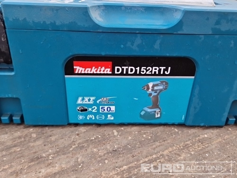 Baugeräte Makita 110Volt Impact Gun, 110Volt Hammer Drill, Battery Impact Gun (2 of), Battery Hammer Drill, Spectra Laser Level: das Bild 6