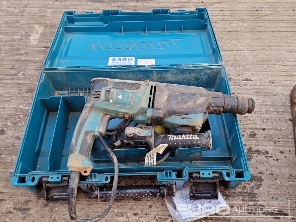 Baugeräte Makita 110Volt Impact Gun, 110Volt Hammer Drill, Battery Impact Gun (2 of), Battery Hammer Drill, Spectra Laser Level: das Bild 27